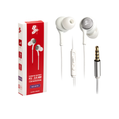 Fone De Ouvido P3 Definição Auricular Branco - 5+ - 043-0043