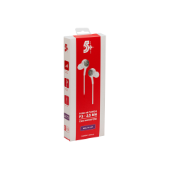 Fone De Ouvido P3 Definição Auricular Branco - 5+ - 043-0043