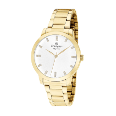 Relógio Feminino Pulseira Dourada Original - Champion - Cn25261w