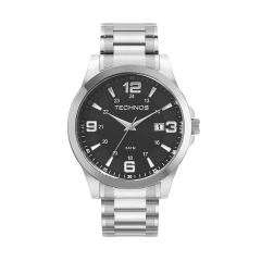 Relógio Masculino Pulseira Em Aço Prata Original - Technos - 2115mkts1p