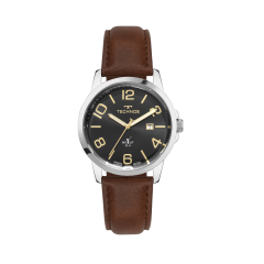 Relógio Masculino Pulseira De Couro Original - Technos - 2115tzo0p