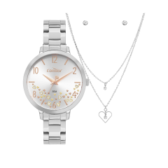 Relógio Feminino Pulseira Em Aço Prata Original - Condor - Co2035ndhk4k