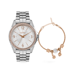 Relógio Feminino Pulseira Em Aço Prata Original - Condor - Co2035newk4k