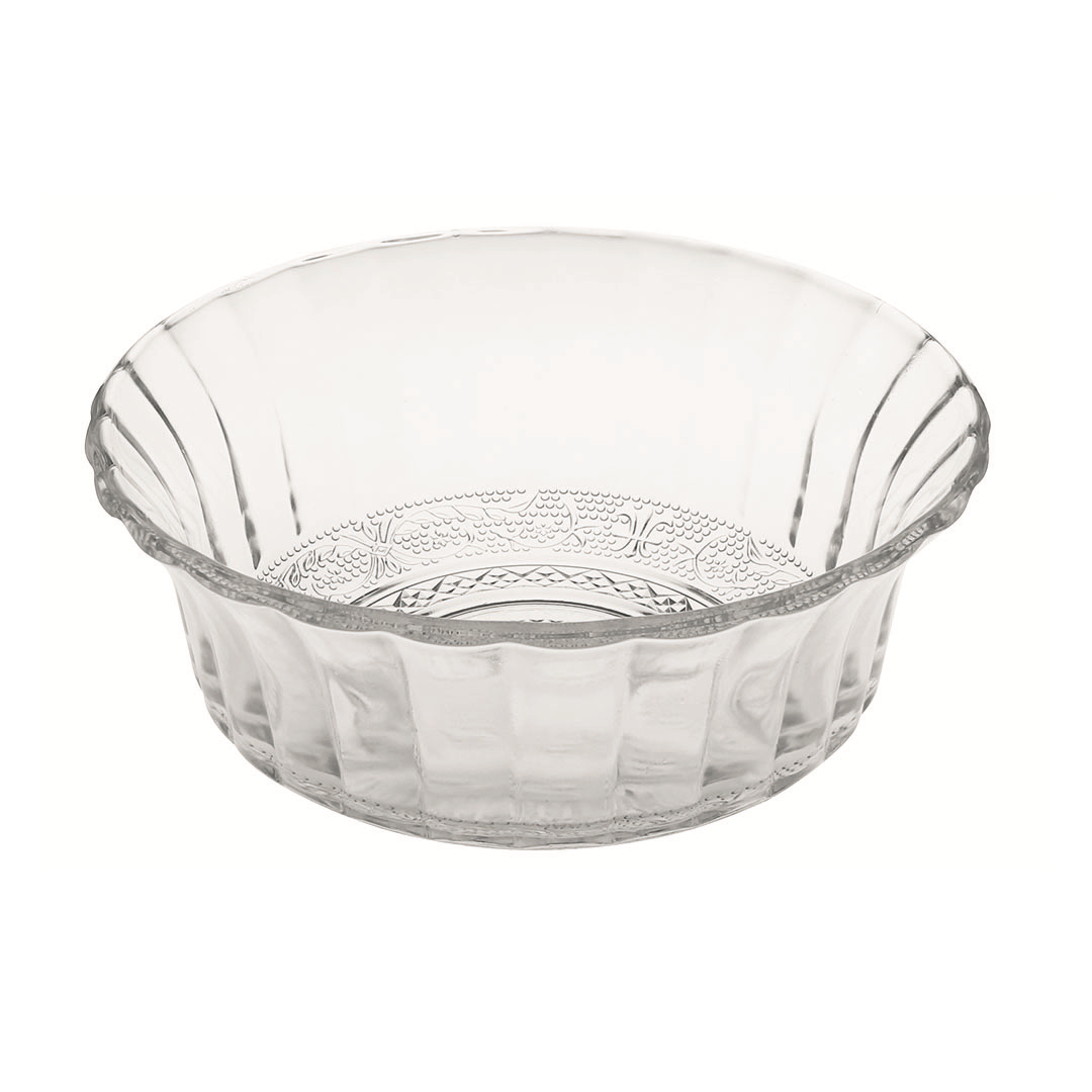 Tigela De Vidro Victorian Com 18cm Vd24077 - Mimo Utilidade - 10142