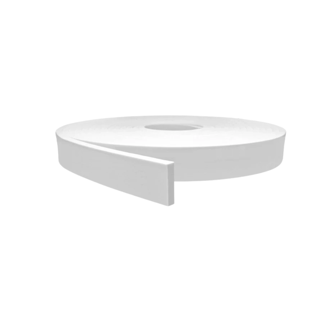 Rodapé Autocolante Flexível Liso 7cm Branco Com 10 Metros Rp43 - Meu Rodapé - 320