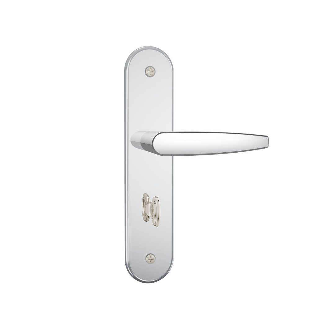 Fechadura 824/33 Banheiro Inox Cromada - Stam - 40480