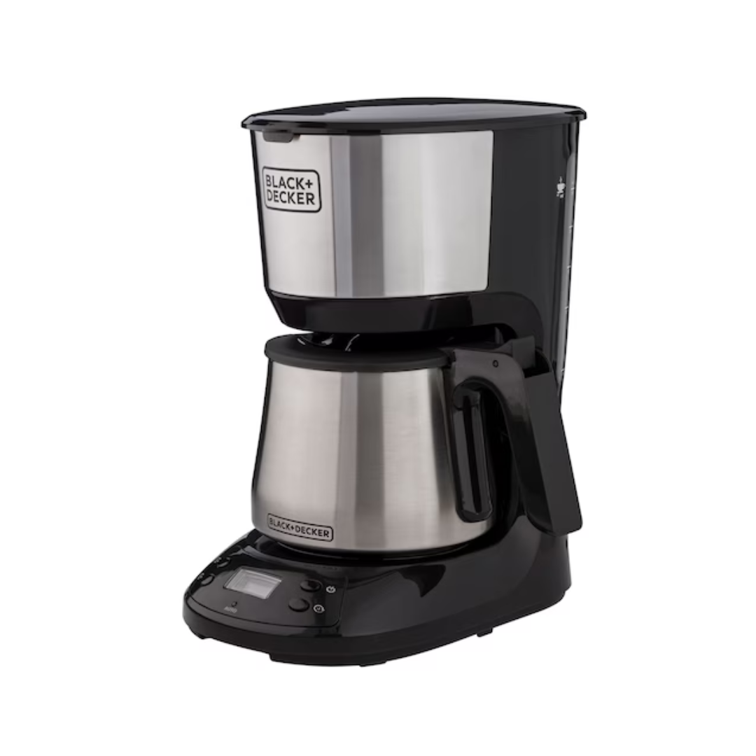 Cafeteira Elétrica Programável Inox Preto 30 Xicaras De Café 220v  - Black+Decker - Cm250p-B2