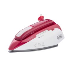 Ferro De Passar Roupa A Vapor À Seco Branco Para Viagem Bivolt - Black+Decker - Fxvg1-Br