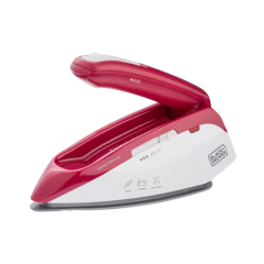 Ferro De Passar Roupa A Vapor À Seco Branco Para Viagem Bivolt - Black+Decker - Fxvg1-Br