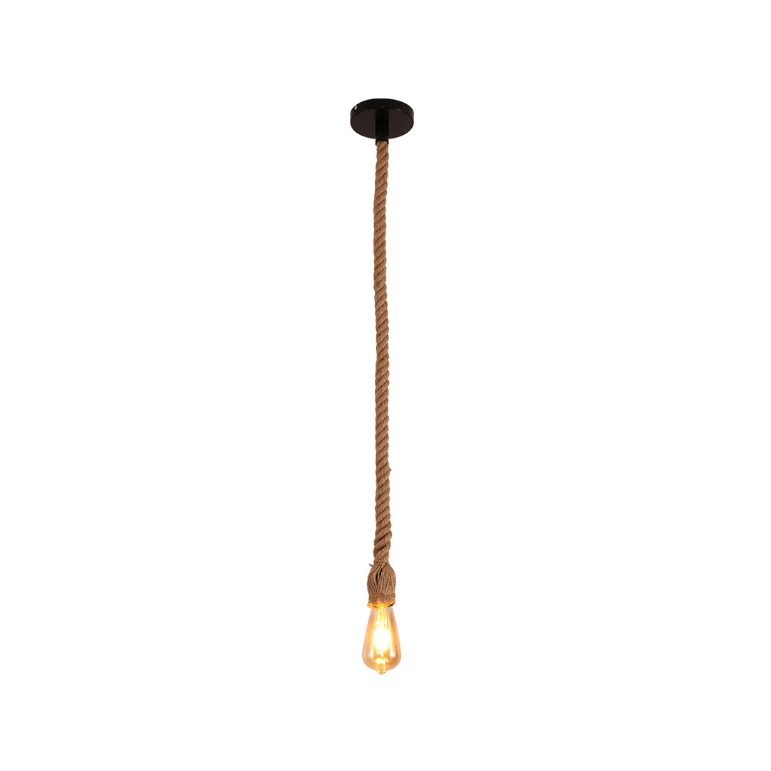 Pendente Corda 1 Metro Para Uma Lâmpada E27x1 - Nitrolux - 5241