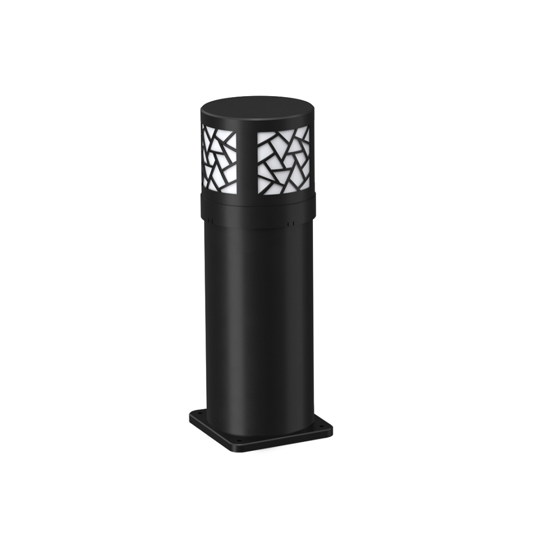 Balizador De Jardim Led Bl023 8w 3000k Preto - Nitrolux - 6166