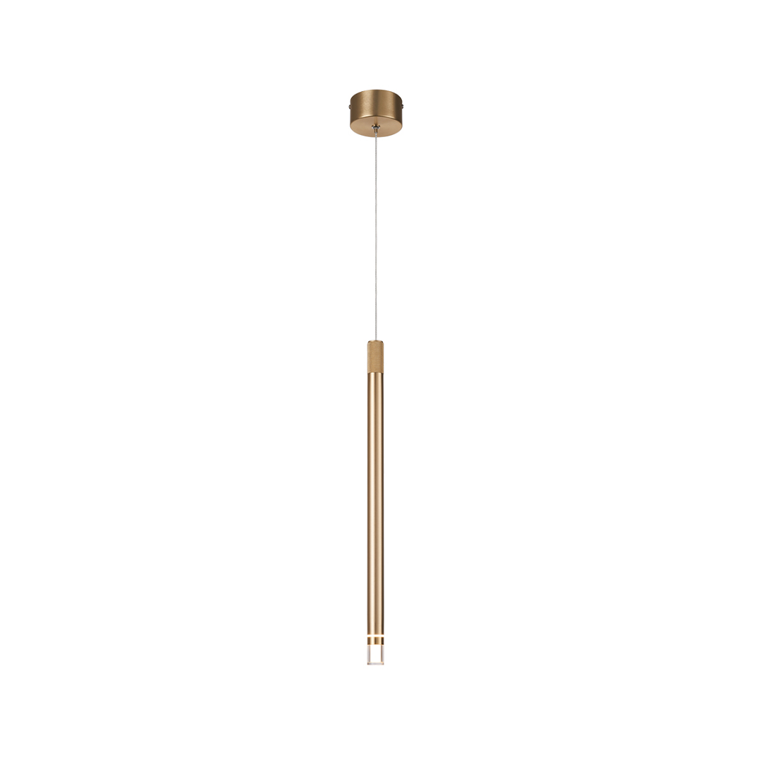 Pendente Led Wiza101d 10w 3000k Dourado - Nitrolux - 6297