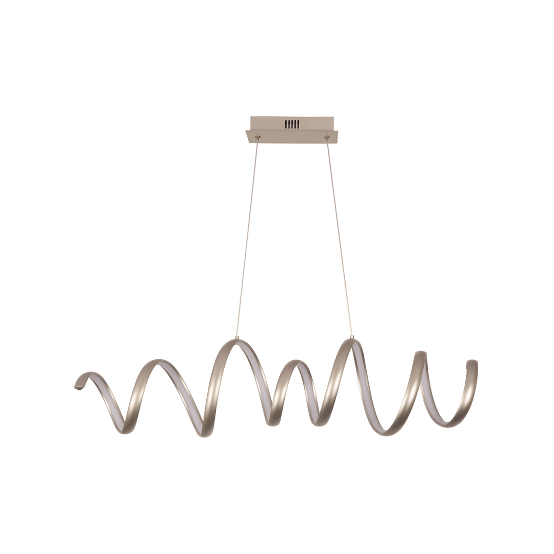 Pendente Led Níquel Lp-028n 42w 3000k - Nitrolux - 6339