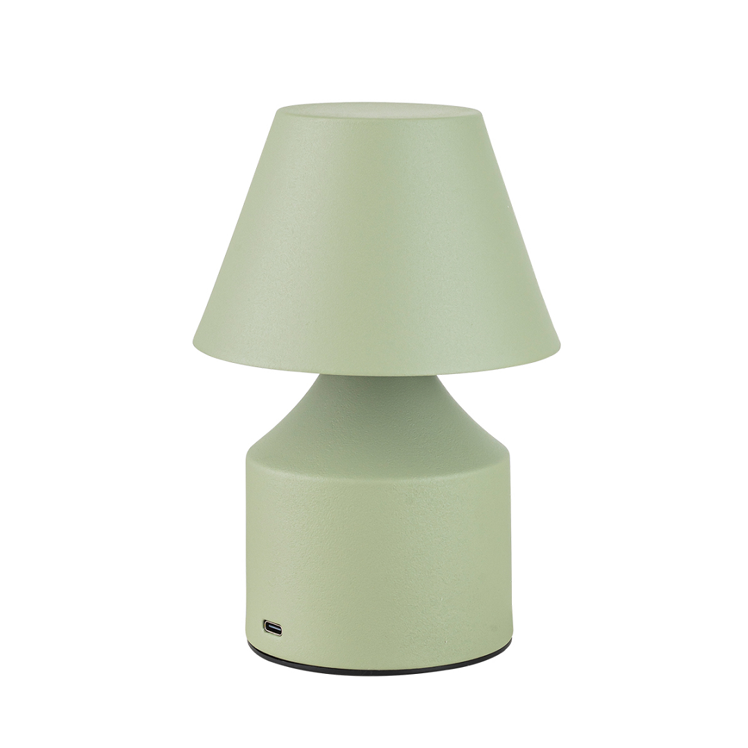 Luminária De Mesa Bloom Recarregável 3 Em 1 Verde - Nitrolux - 6417
