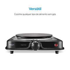 Fogão Elétrico Cooktop Com 1 Boca 1000w 220v - Elgin - Fog42