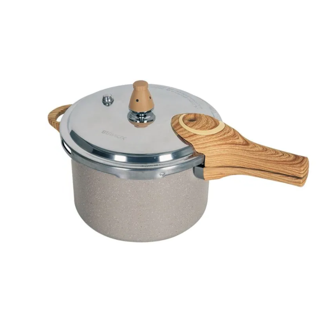 Panela De Pressão Com Indução Antiaderente Alumínio Cerâmica 4,2l - Brinox - 4952/105