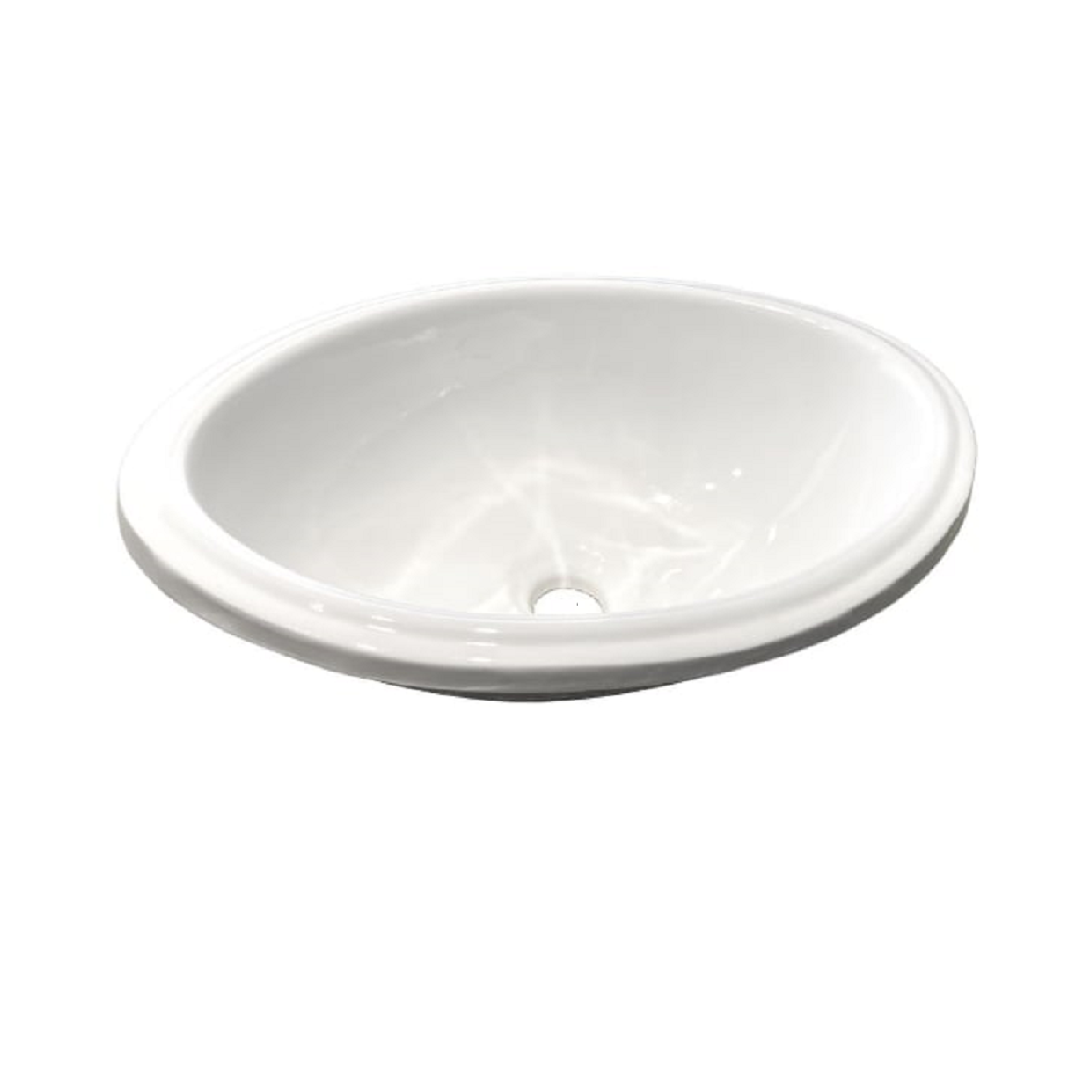 Cuba De Embutir Redonda 35x27cm Branco - Bellapia - 5613