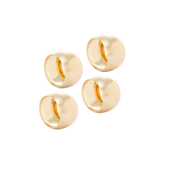 Conjunto De Anéis Para Guardanapo 4 Peças Dourado - Lyor - 7280