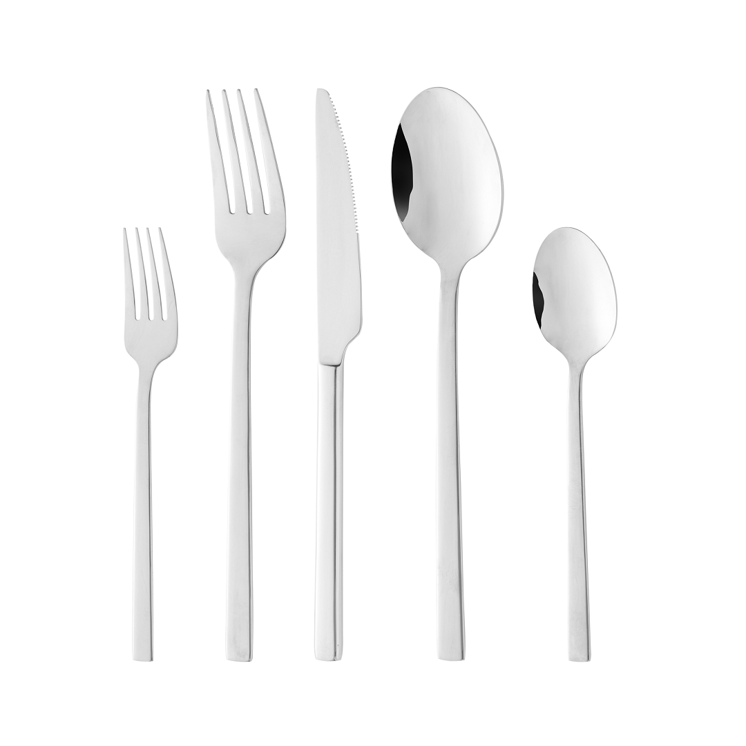 Faqueiro Em Aço Inox Com 20 Peças Firenze - Wolff - 71958