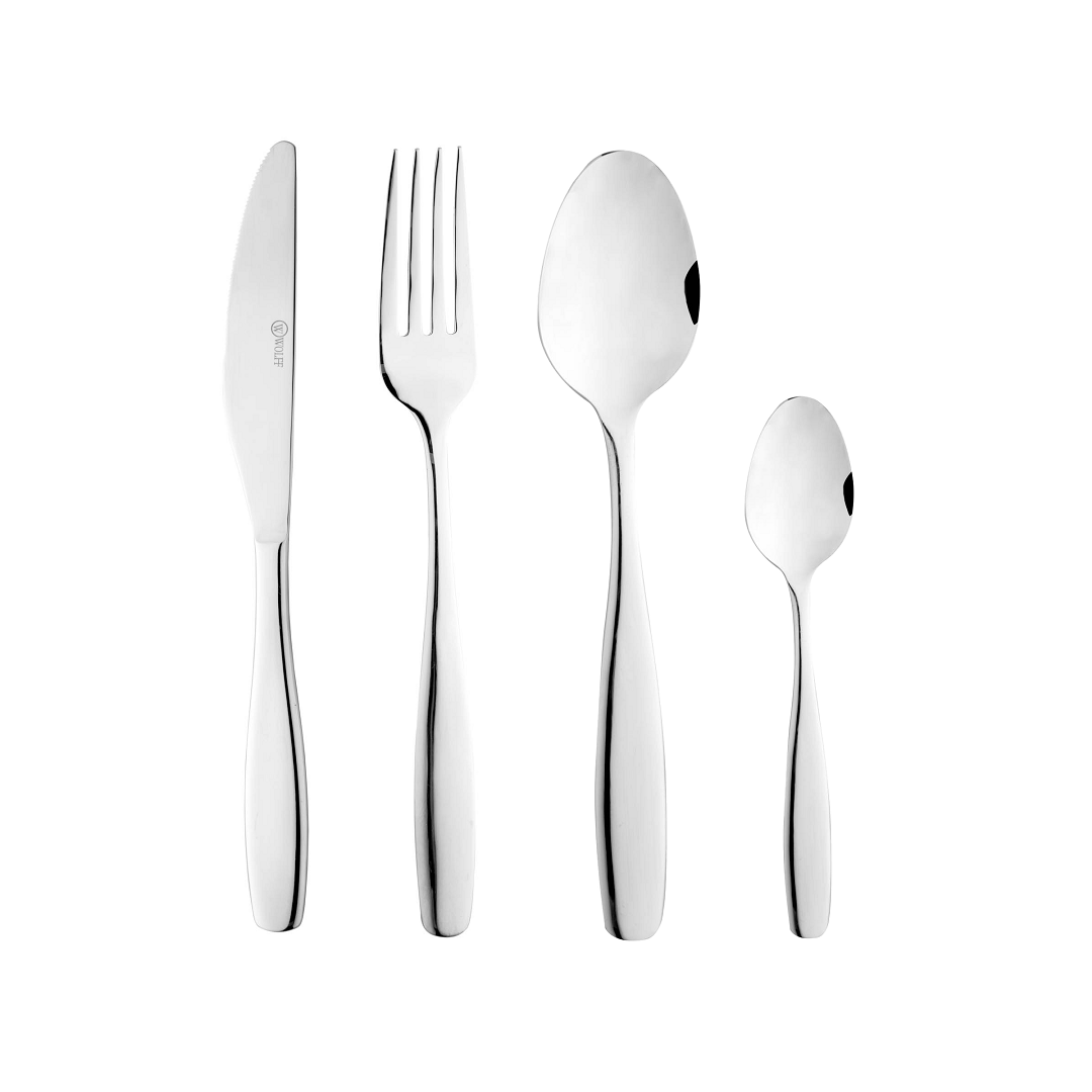 Faqueiro Em Aço Inox Com 24 Peças Cannes - Wolff - 71965