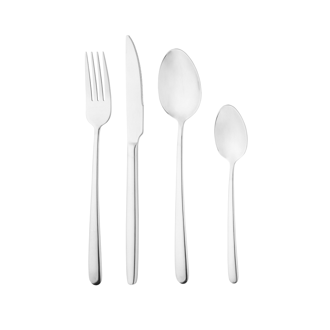 Faqueiro Em Aço Inox Com 24 Peças Viena - Wolff - 71980