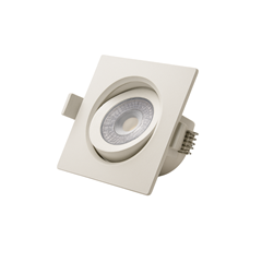 Spot Led De Embutir Quadrado 5w 3000k Branco - Bellalux - 7017875