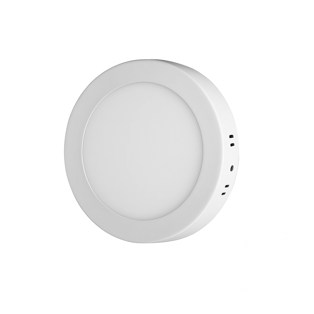 Luminária Plafon 12w 6500k Led Sobrepor Redondo Em Abs Branco - Bellalux - 7022882
