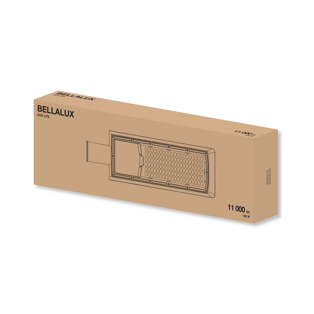 Luminária Pública Para Poste 100w 6500k Led Fotocélula Branco - Bellalux - 7023622