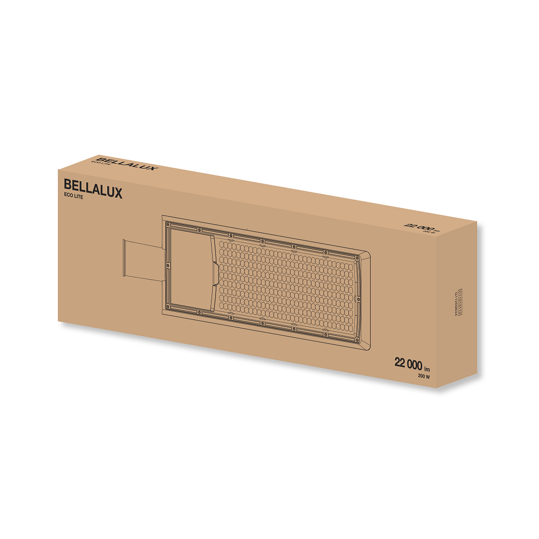 Luminária Pública Para Poste 200w 6500k Led Fotocélula Branco - Bellalux - 7023626