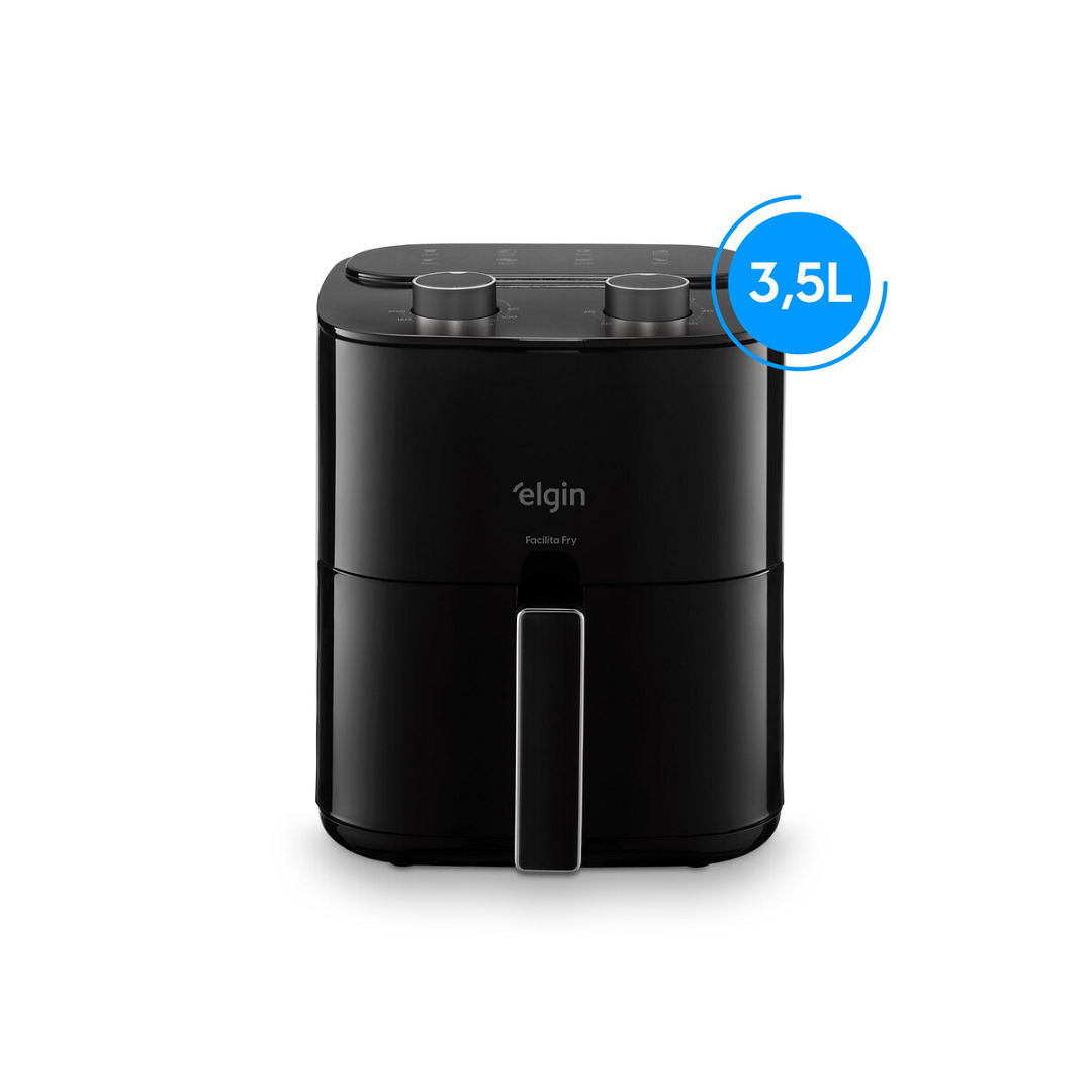 Fritadeira Elétrica Air Fryer 3,5l 1400w 220v Preta - Elgin - 42afg3502000