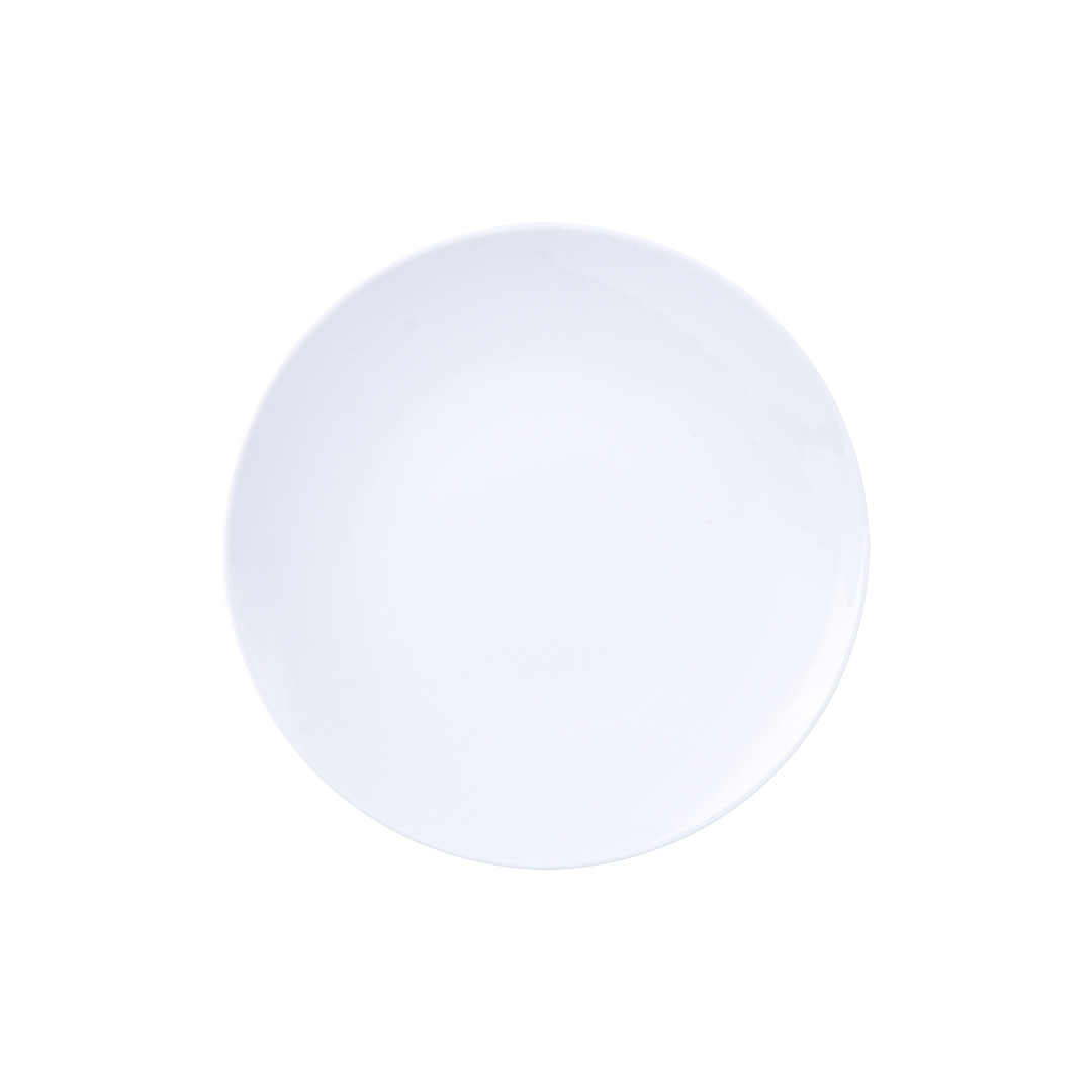 Prato Fundo Leonora Em Porcelana 21cm Branco - Tramontina - 96010210