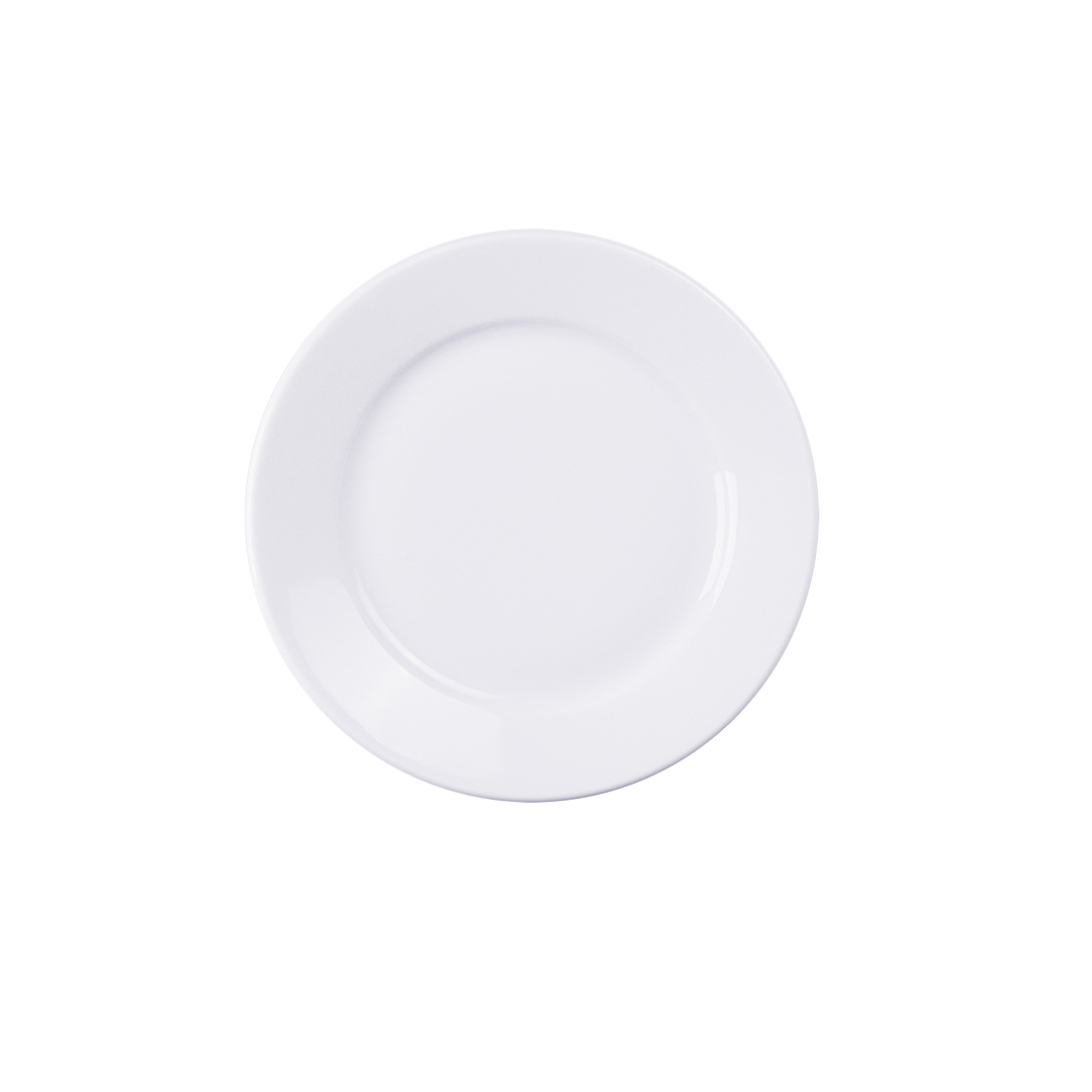 Prato Sobremesa Cecília Em Porcelana 18cm Branco - Tramontina - 96601126