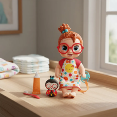 Boneca Baby Alive Lala Festa Do Pijama Ruiva Com Acessórios - Hasbro - F9965