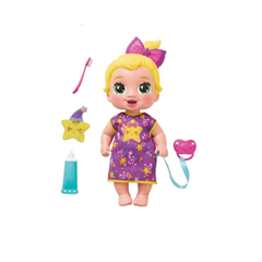 Boneca Baby Alive Lala Festa Do Pijama Loira Com Acessórios - Hasbro - F9856