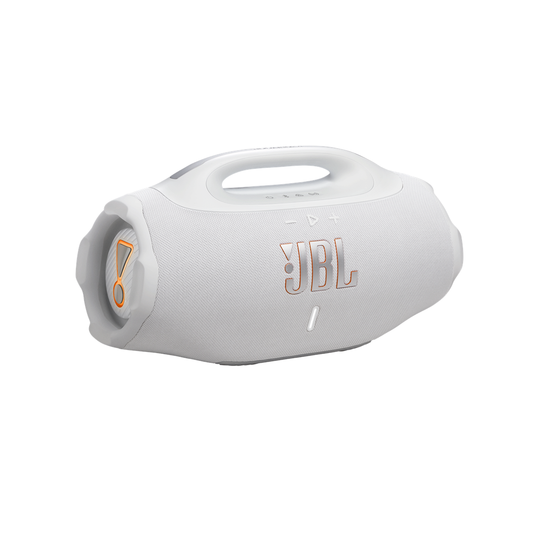 Caixa De Som Boombox 4 Bluetooth Portátil Branca - Jbl - 28913921