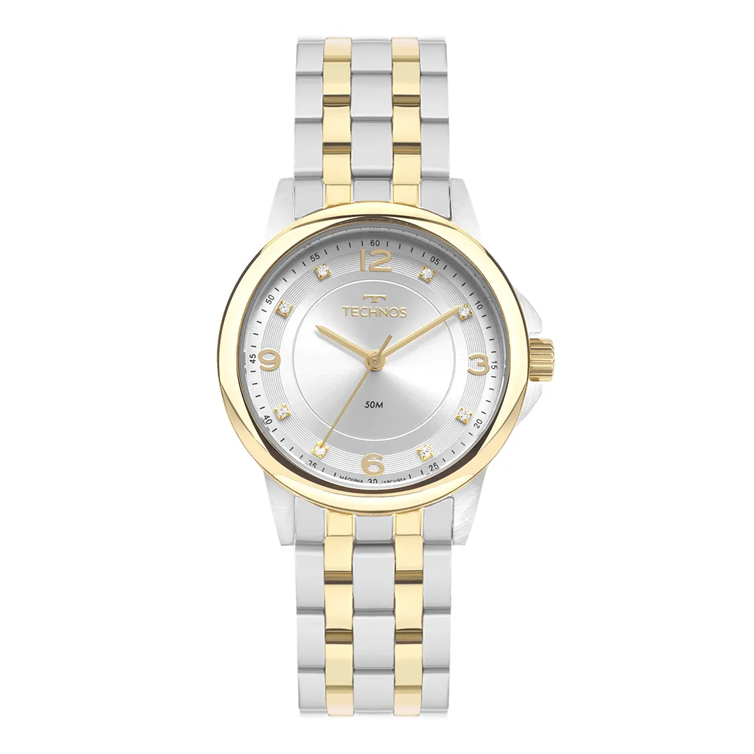Relógio Feminino Pulseira Em Aço Boutique Bicolor - Technos - 2035mvg/1k