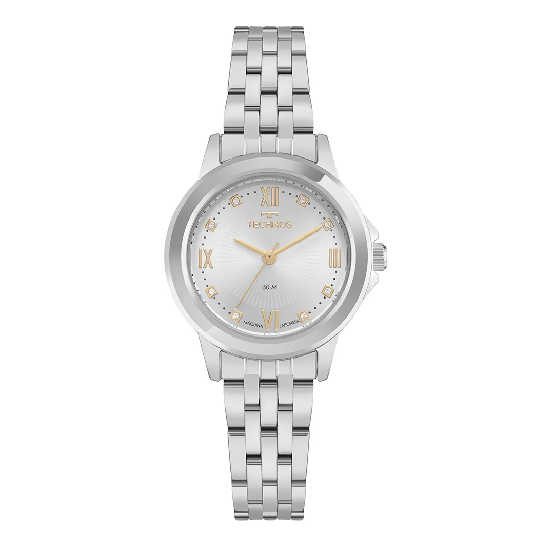 Relógio Feminino Pulseira Em Aço Boutique Prata - Technos - 2036nba/1k