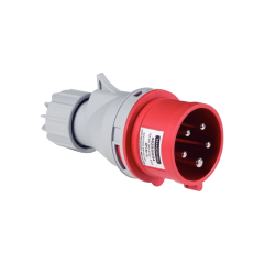 Plugue Móvel Industrial 3p+N+T 16a 380v Vermelho - Tramontina - 56255/034