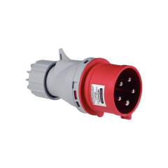 Plugue Móvel Industrial 3p+N+T 32a 380v Vermelho - Tramontina - 56255/039