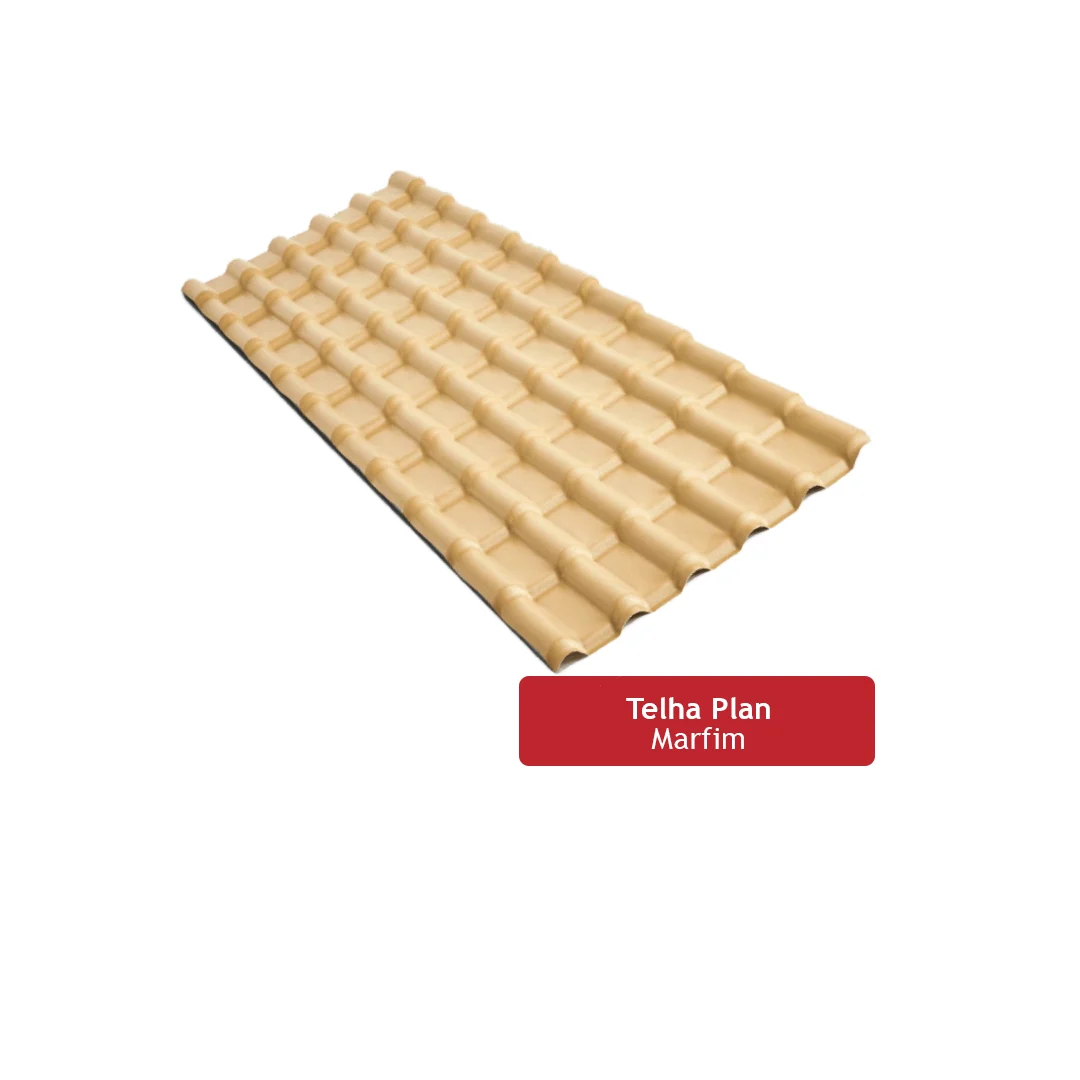 Telha Pvc Plan Marfim 1,97x0,88cm - Eplast - Pa00104504