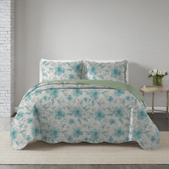 Kit Colcha Paris 150 Fios Com 2 Porta Travesseiros Casal Sortido 25 - Corttex - 700070