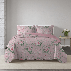 Kit Colcha Paris 150 Fios Com 2 Porta Travesseiros Casal Sortido 25 - Corttex - 700070