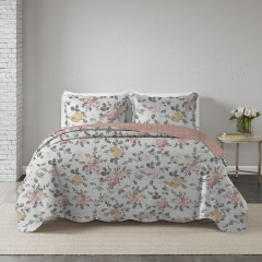 Kit Colcha Paris 150 Fios Com 2 Porta Travesseiros Casal Sortido 25 - Corttex - 700070