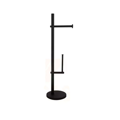 Porta Papel Vertical Flat Black - Jackwal - 024889