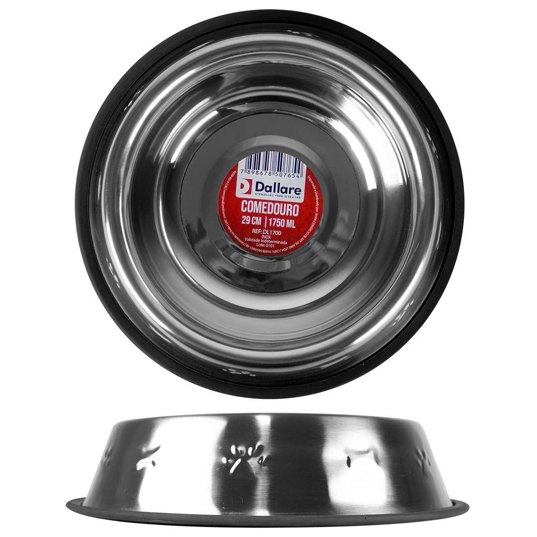 Comedouro Para Pet 29cm 1,75l - Dallare - Dl1700