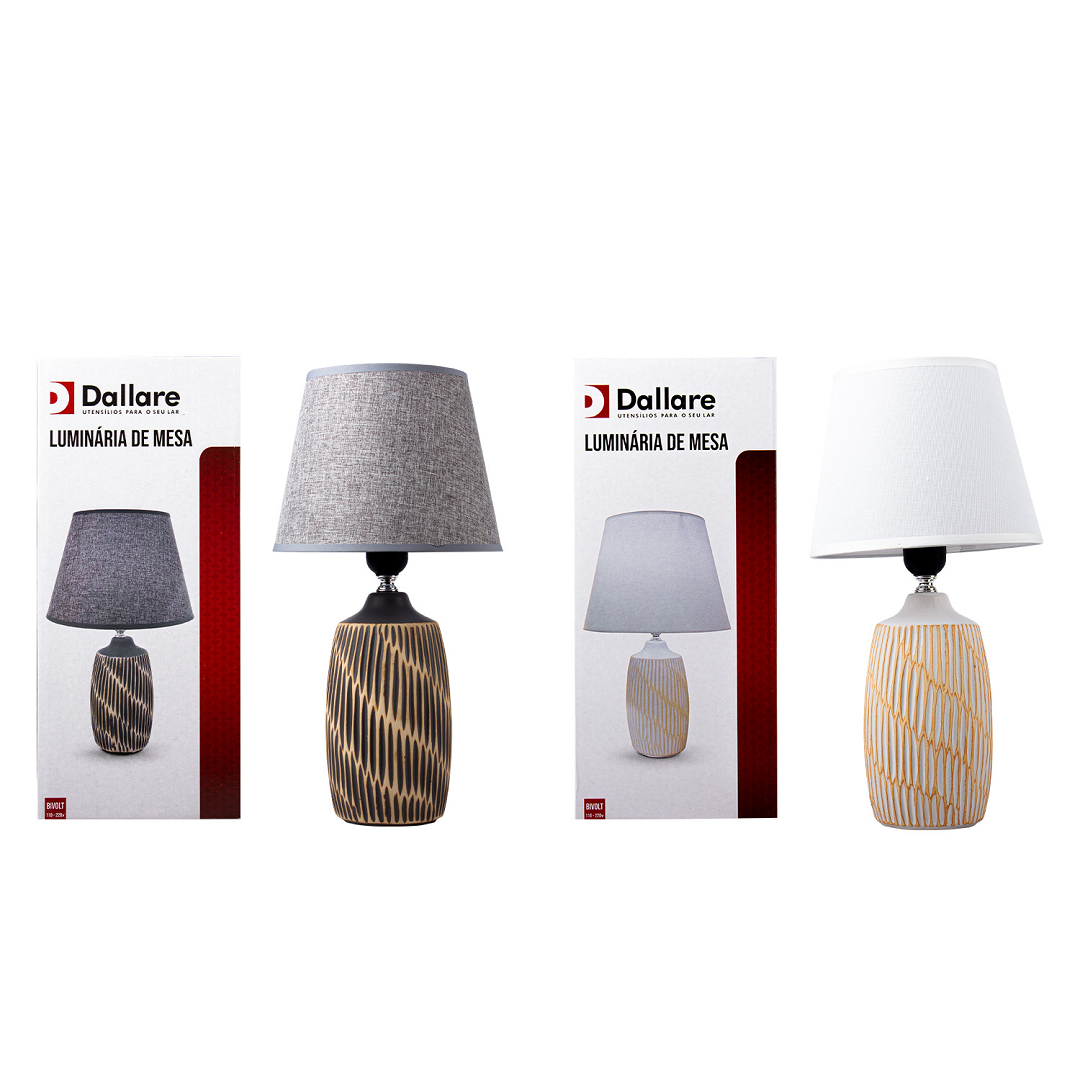 Luminária De Mesa 40x 24,5cm - Dallare - Dl2681