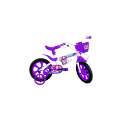 Bicicleta Aro 12 Feminina Mini Sereia Branco/Roxo - Cairu - 320320