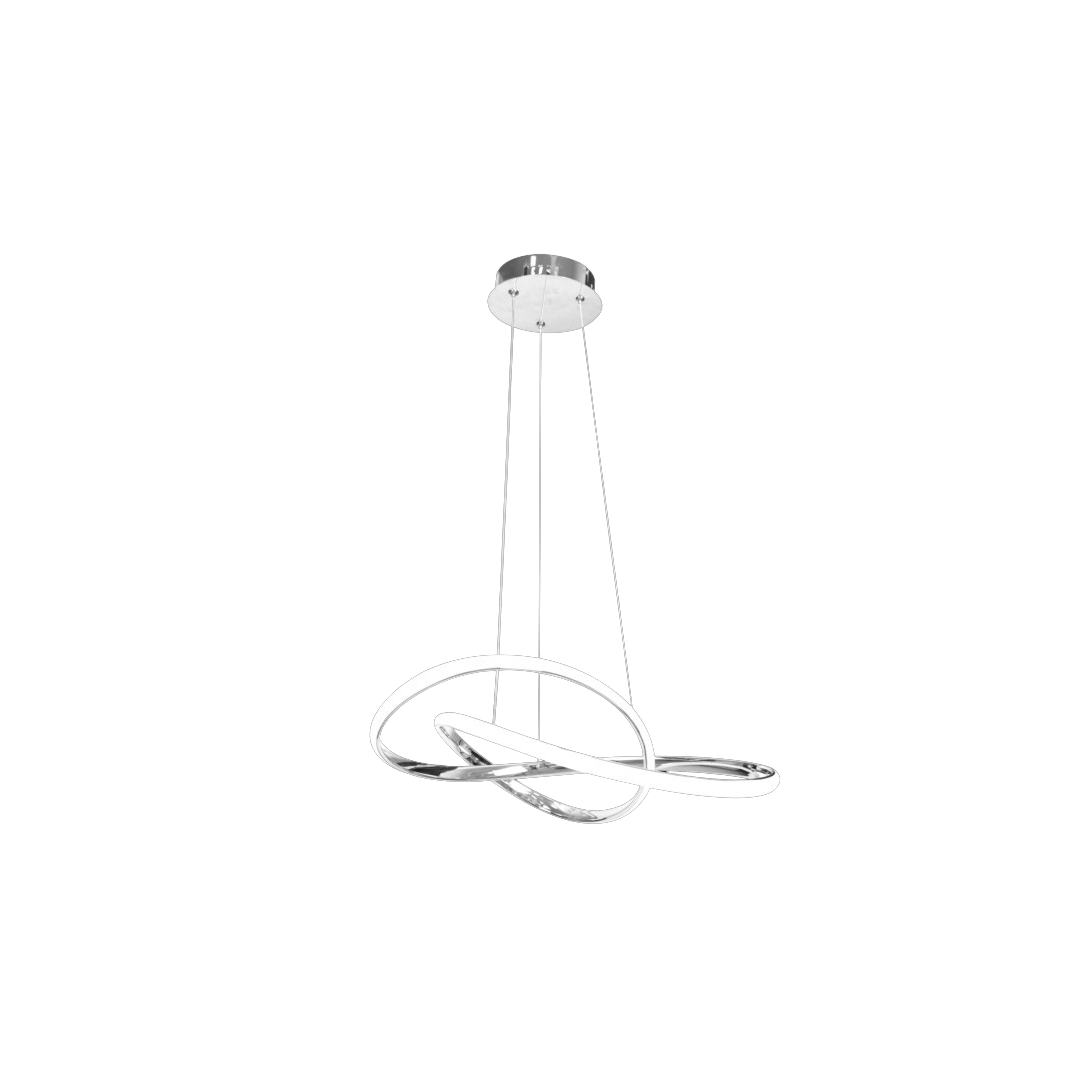 Pendente Led 40w 3em1 Cromado Ne-1806-1 - Neotron - 285