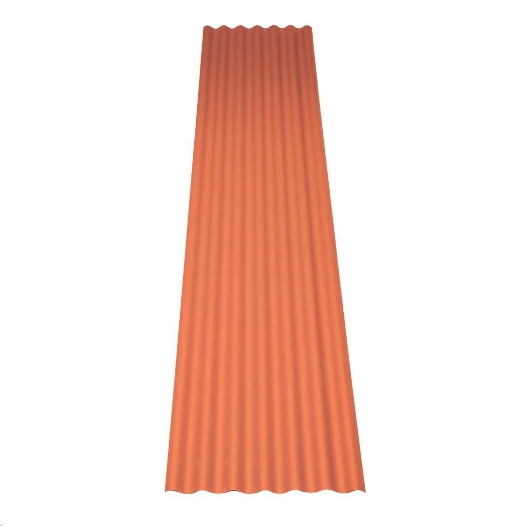 Telha Ondulada Minionda Pvc 244x50cm 1,3mm Cerâmica - Eplast - Pa.00104445