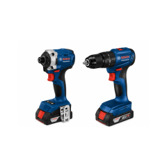 Combo Furadeira + Parafusadeira Gsb 180-Li Chave De Impacto Gdr 18v Com 2 Baterias - Bosch - 06019n20e3